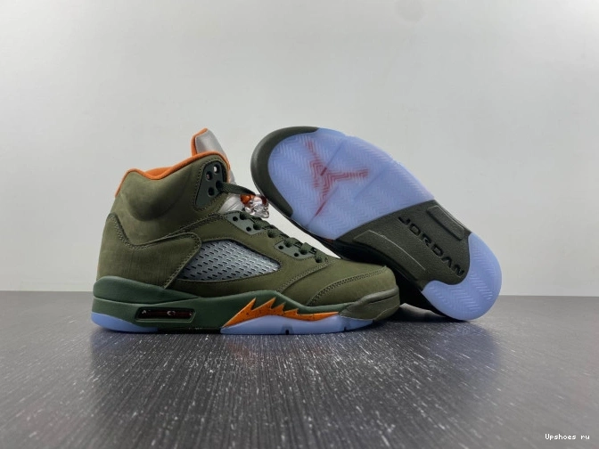 Olive 314259-381 Retro Jordan 5 1114